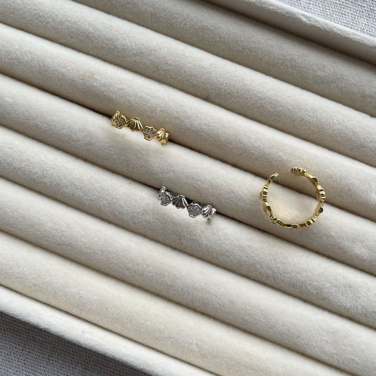 Musling ring m. sten